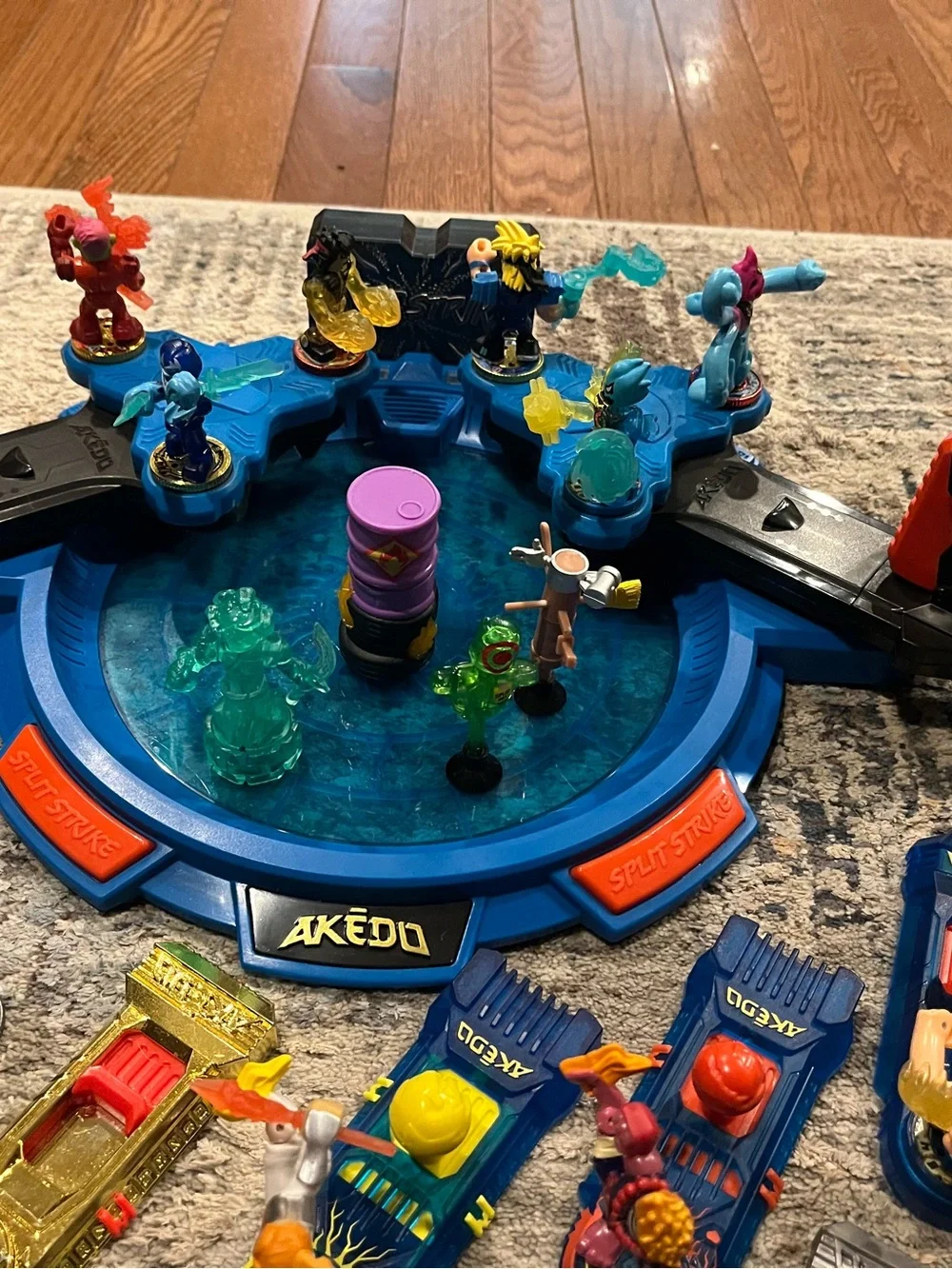 Akedo warriors battling arena.